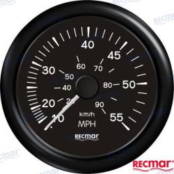 SPEEDOMETER 0/55 MPH BLACK