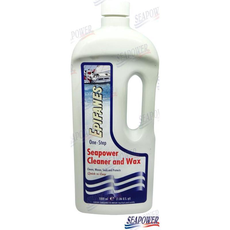 SEAPOWER CLEANER & WAX 1 LT.