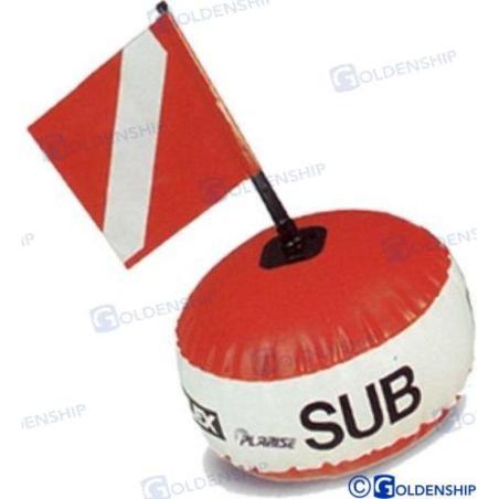 DIVING MARKER BUOY ""EXPORT"" DIA. 38 CM H