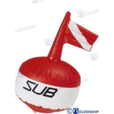 DIVING MARKER BUOY ""PRO"" DIA. 38 CM H.20