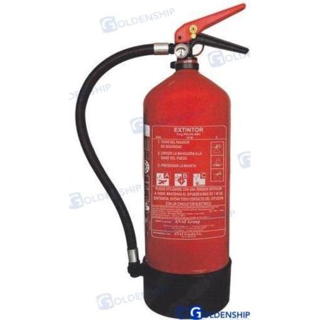 FIRE EXTINGUISHERS 6 KG.  ABC