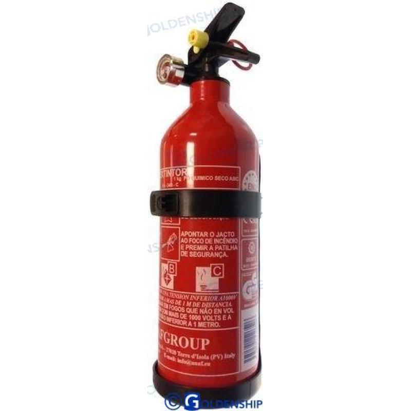 ALUM. FIRE EXTINGUISHERS 1 KG. ABC