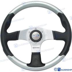 STEERING WHEEL COMBI 350MM BLACK