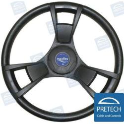 STEERING WHEEL PISMO BLACK - 350 MM