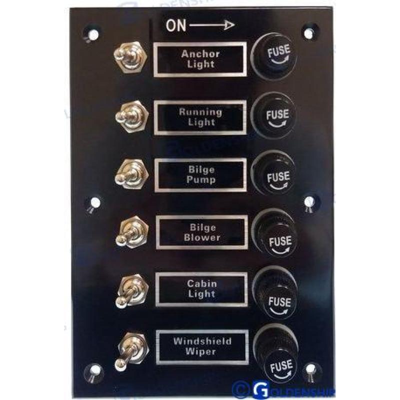 SWITCH PANEL 6-GANG