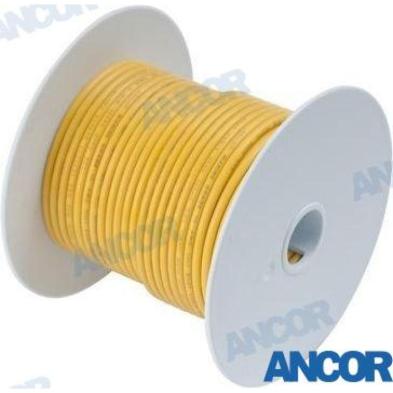 CABLE MARINO 18AWG (0,8mm²) Amarillo 30m