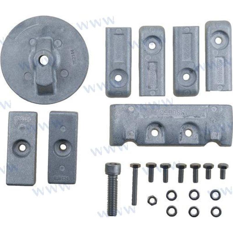 KIT ANODES MERCURY ALUMINIO